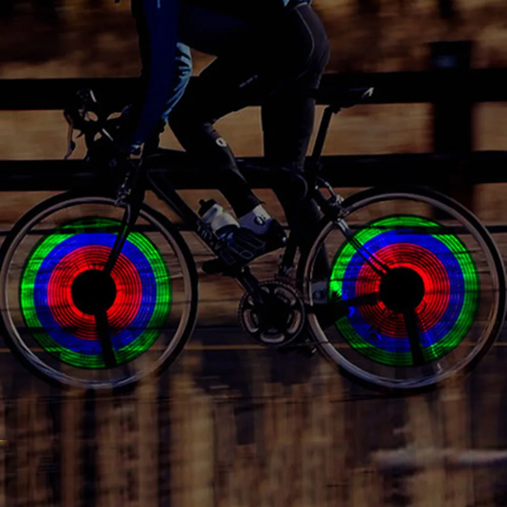 Bike Reflective Tube Clip Spokes Warning Reflective Flashlight Tube