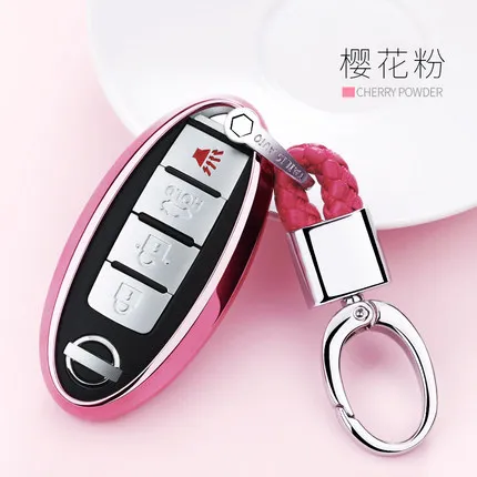 TPU Car Key Cover Case for Nissan Tidda Livida X-Trail T31 T32 Qashqai Teana March Juke For Infiniti EX FX G25 FX35 EX35 QX50 | Автомобили