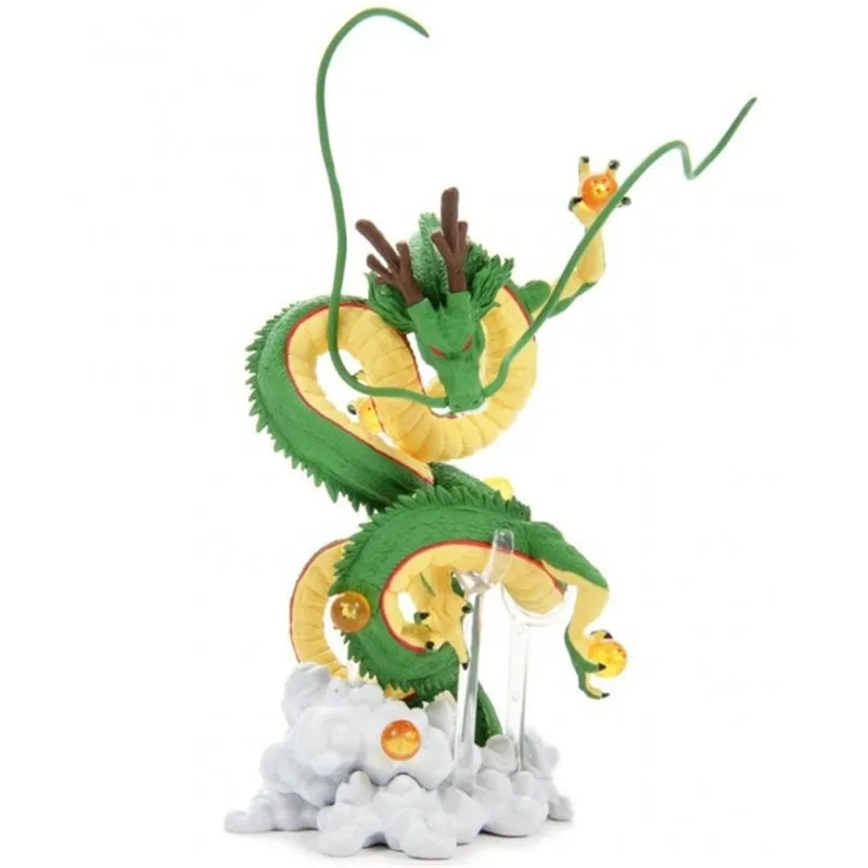 Аниме зеленый китайский дракон мяч Японии ShenRon ShenLong ПВХ фигурку Коллекционная модель игрушка Драконий жемчуг кукла подарок