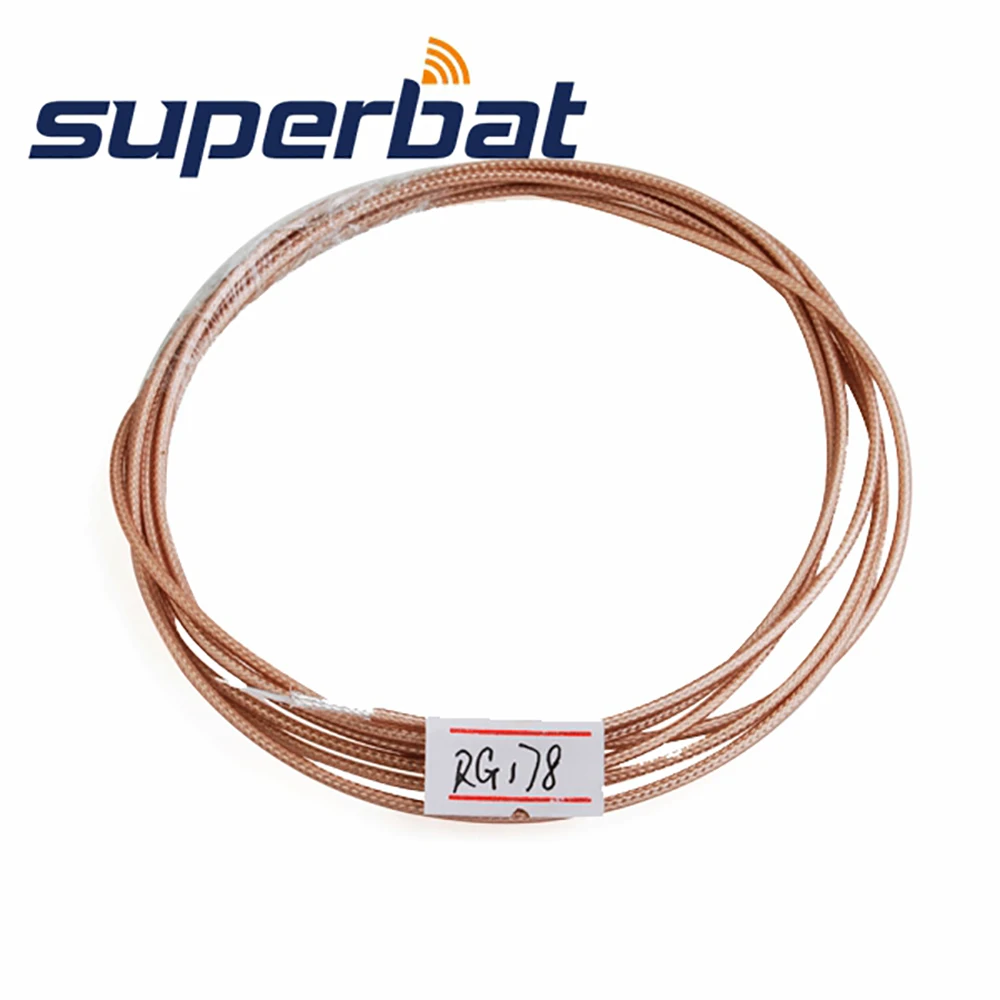Superbat 5M RG178 Cable 500cm for RF Coaxial Connector Adapter | Мобильные телефоны и - Цена: US $7.51 / lot