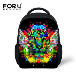 Forudesigns рюкзаки Детский сад для школы Back Pack сумка Красочные стильная футболка с изображением персонажей видеоигр зоопарк животных печати