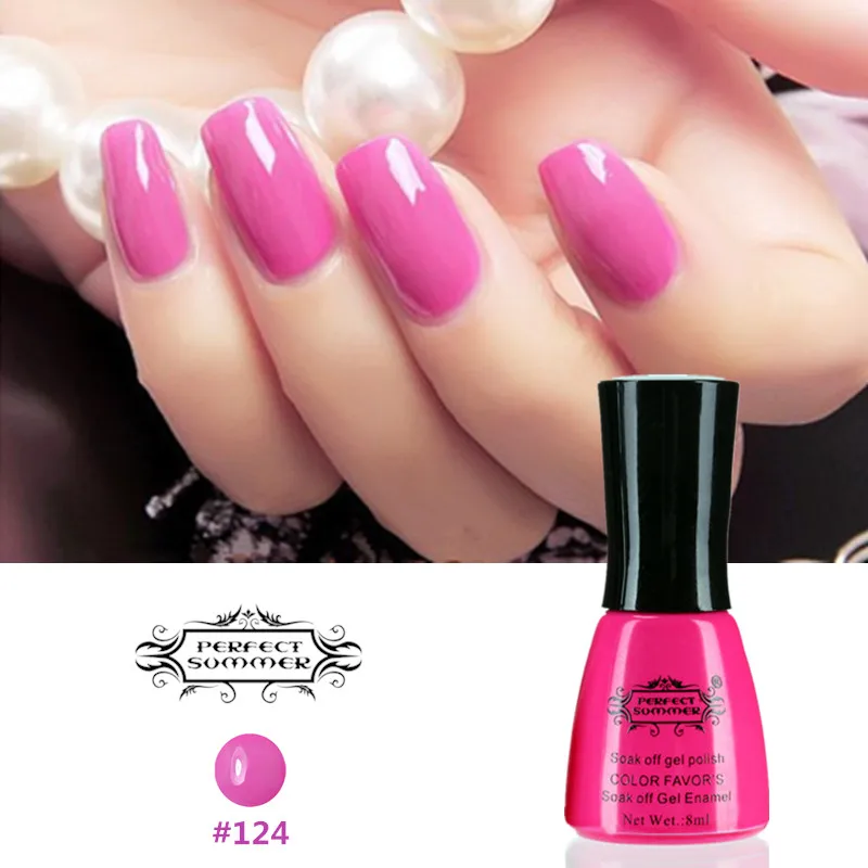 gel summer polish nail uv perfect colors soak lasting 8ml led