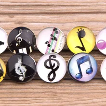 60 шт/лот смешанные стили новая прекрасная музыка 18 мм Оснастки серебряные стеклянные часы с серебряной застежкой часы ювелирные изделия