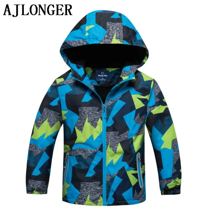 

AJLONGER New Children Boys Spring Autumn Casual Sports Jacket Windproof Jacket 4-12 Year Old Boy Coats Kid Clothes