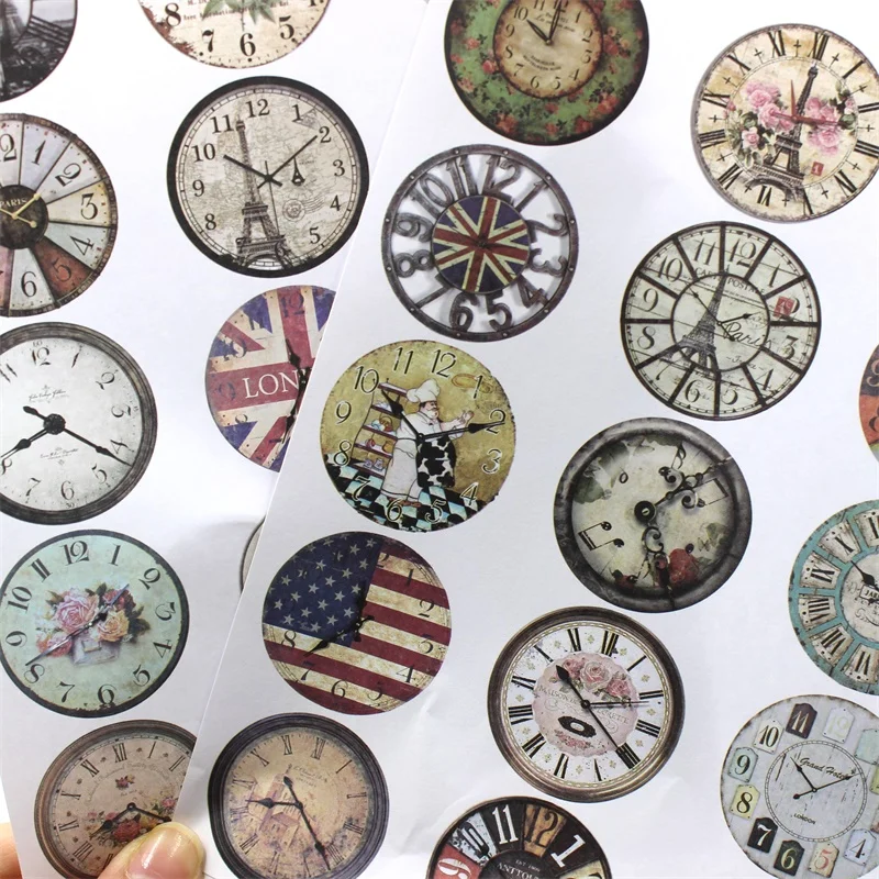 

KSCRAFT Clock Self- adhesive Paper Sticker for Scrapbooking/ DIY Crafts/ Card Making Decoration