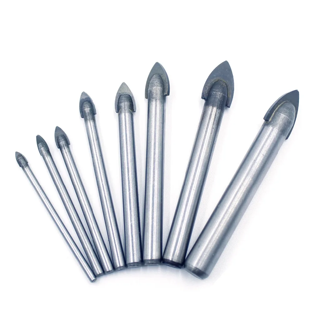 Buy 7pcs 3/4/5/6/8/10/12mm Glass Tile Drill Bits