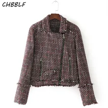 Новинка весны в европейском стиле маленький костюм Женская куртка на молнии короткие женские Куртки Блейзер костюм BGB7293
