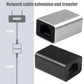 

Aluminum Cat6 RJ45 8P8C Coupler Female to Female Network In-Line Adapter