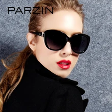 PARZIN Brand Cat Eye Women’s Sunglasses Real Polarized Glasses For Driving Big Frame High Quality Sunglasses With Original Case