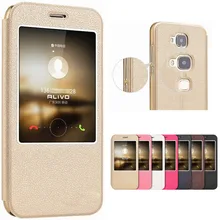 Умный ответ для huawei GX8 чехол с откидным окошком из искусственной кожи для Fundas huawei G8/G7Plus RIO L01 L02 чехол для телефона с подставкой