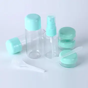 

BellyLady 8 Pcs Make up Bottle Portable Mini Travel Bottle Transparent Empty Cosmetic Container Face Cream Pot Bottles