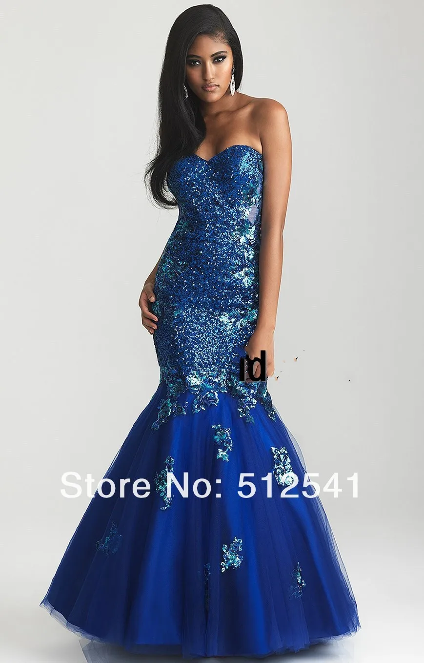

2013 Mermaid Sweetheart Pom Dresses Long brand Design Floor length Organza Sequin Flowers Beads MK08L30