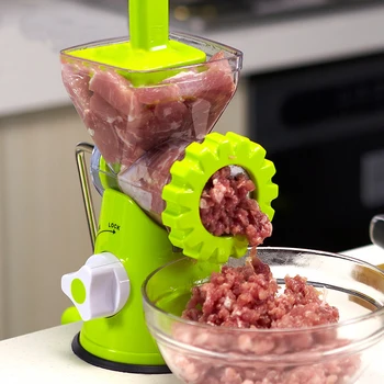 

Manual Meat Grinder Household Mincer Sausage Machine Stainless Steel Blade Spice Vegetable Chopper Mincer Kitchen Food Processor