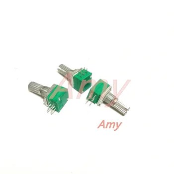 

Double RK097N lioujiao 50K potentiometer audio amplifier sealed potentiometer B50K 15mm handle