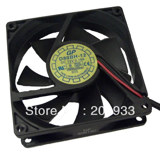 Для YATE Loon 12V 0.18A 8025 Φ непрерывный источник питания вентилятор 1 + охлаждающий