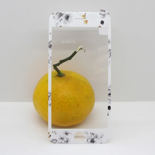 3D красочный узор полное покрытие закаленное стекло протектор экрана для iPhone 6 6S 7 8 Plus(Распродажа купить один получить один бесплатно - Цвет: Autumn
