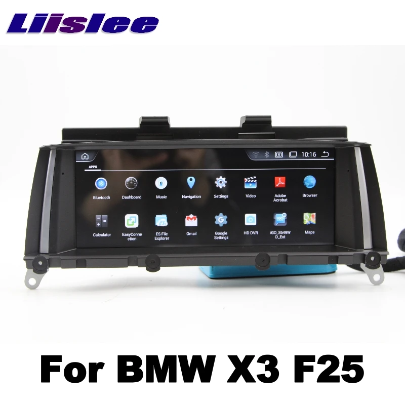 Clearance For BMW X3 F25 2011~2013 LiisLee Car Multimedia GPS Audio Hi-Fi Radio Stereo Original Style For CIC Navigation NAVI 4