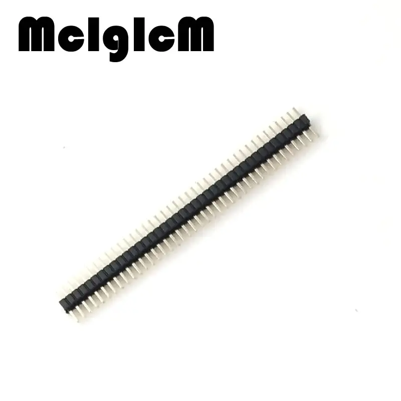 

20pcs/lot 1.27mm 40 Pin pin header male pitch Male Single Row Pin Header Strip 1x40P