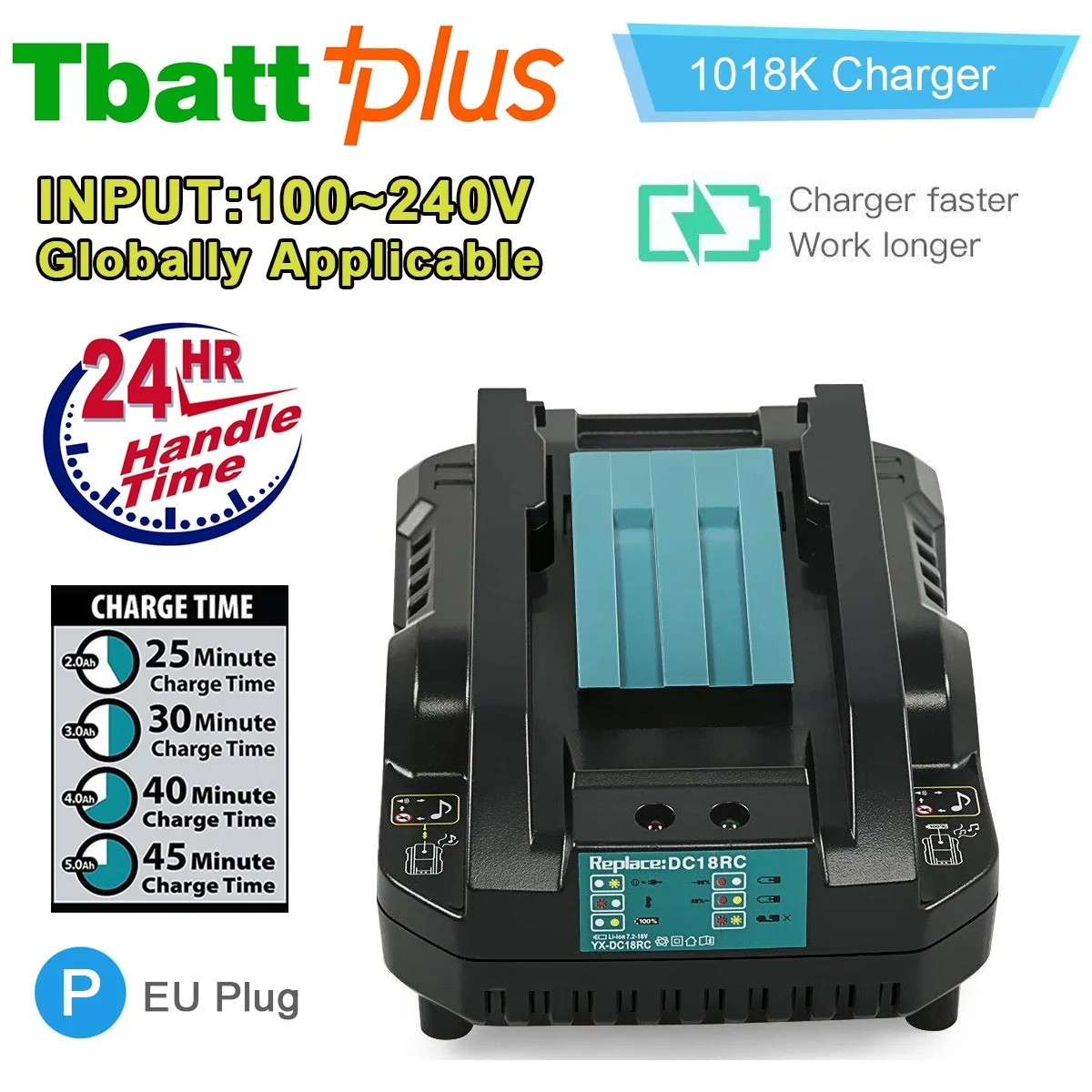 

Makita Power Tools DC18RA DC18RC 14.4/18V 4A Li-ion Battery Replacement Charger