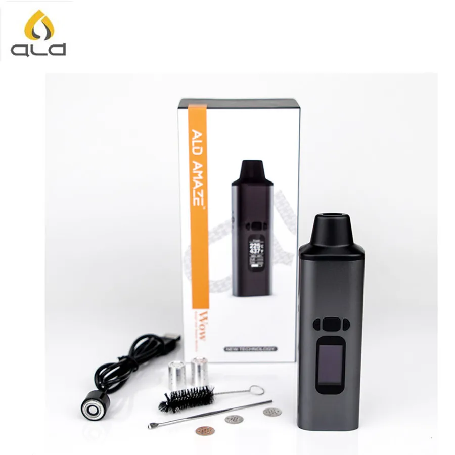ALD Dry Herb Vaporizer Kit Herbal Electronic Cigarette Built in Battery