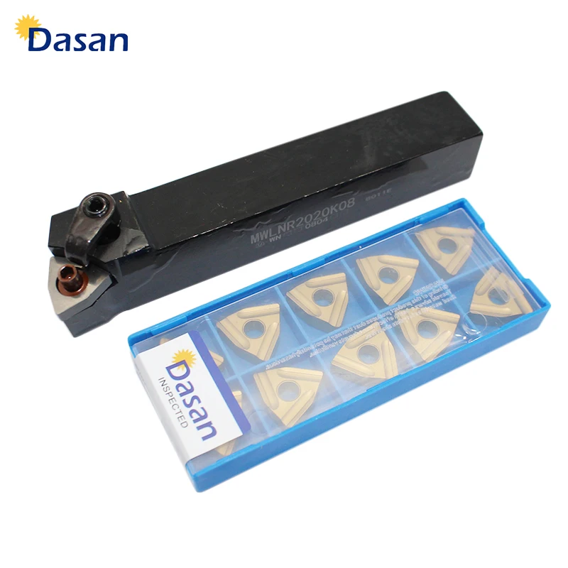1pc MWLNR 2020K08 MWLNL2020K08 and 10PCS WNMG080408 Tungesten Carbide Inserts Cutter Blade CNC Lathe Turning Tool Holder Set 1pc MWLNR 2020K08 MWLNL2020K08 and 10PCS WNMG080408 Tungesten Carbide Inserts Cutter Blade CNC Lathe Turning Tool Holder Set