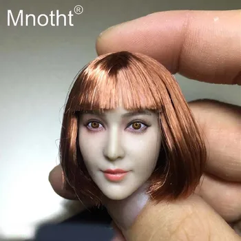 

Mnotht Toys 1:6 Scale Asian Beauty Bingbing Fan Head Sculpt Model Toys for 12in Action Figures PH White Glue Body Model m3