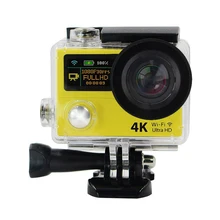 H3R Действий камеры Ultra HD 4 К WiFi 1080 P Видеокамера Спорт DV С 2.4 Г Пульт Дистанционного Управления 2 «двойной Экран Мини Камеры Видеокамеры