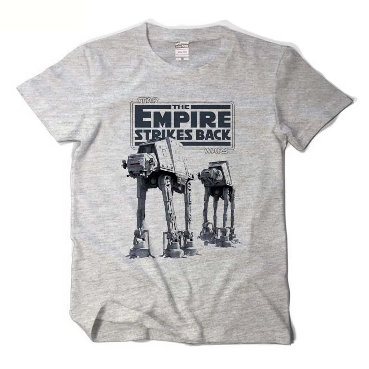 

New Film Star Wars ATAT T-shirt Summer short-sleeve Cotton t-shirt