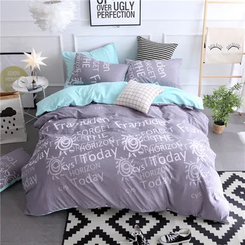 

Graffiti Printing Home Textile Printed 3/4pcs Bedding Set Bed Cover Bed Sheet Duvet Cover Pillowcase Bed Linen Bedclothes Queen