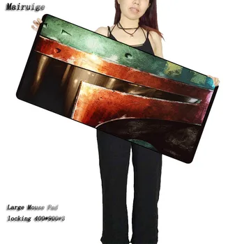 

Mairuige 900X400X3MM Star Wars Big Lock Edge Speed Mouse Pad Large Super Speed Mousepad Fashion Laptop Notebook Keyboard Mat XL