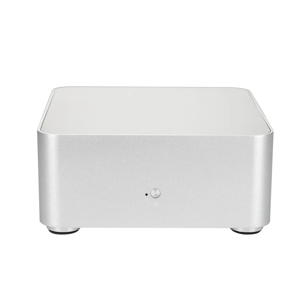 RGEEK L80 All Aluminum Chassis Small Desktop Computer Case PSU HTPC Mini itx pc Power Supply