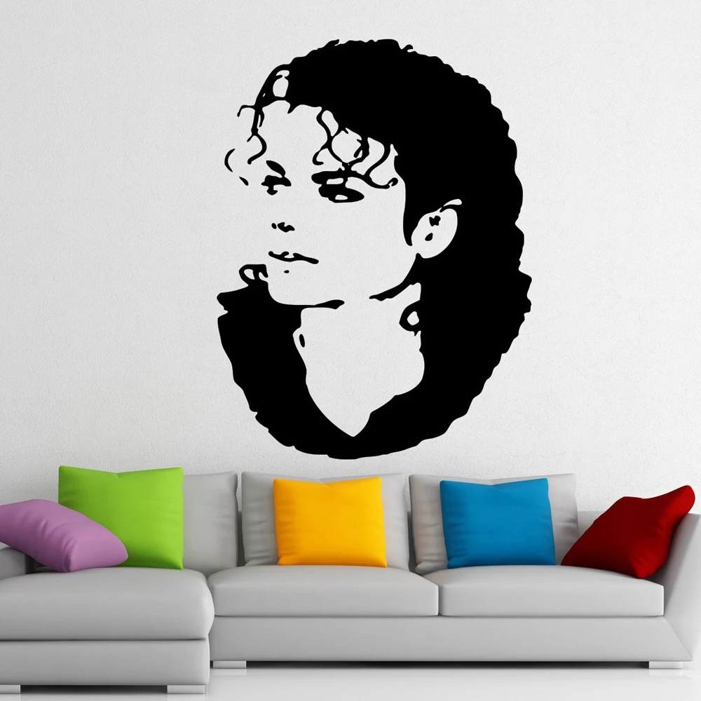 Настенные виниловые наклейки с изображением Майкла Джексона michael jackson wall