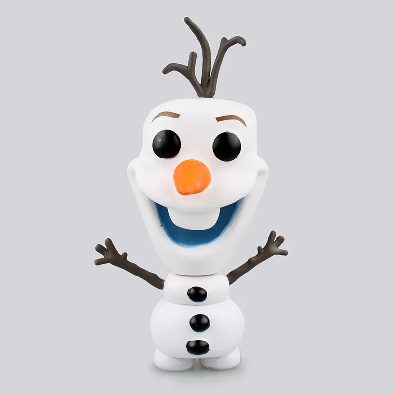 Cute OLAF Model Yeti snowman figure toys for decorations cakes 11cm PVC
