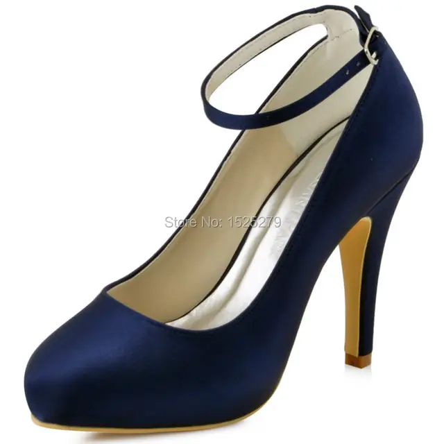 Women Shoes Ep11049 Ip Navy Blue Teal Bride Bridesmaids Closed Teo Women Shoes Ep11049 Ip Navy Blue Teal Bride Bridesmaids Closed Teo High Heel Pumps Ankle