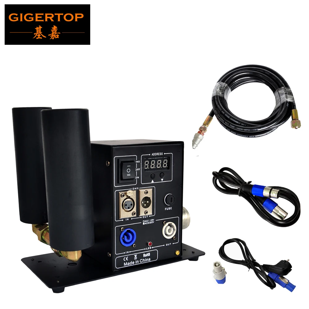 Бесплатная доставка TIPTOP Global спецэффекты Cryo Co2 Jets двойная труба DMX512 контроль для