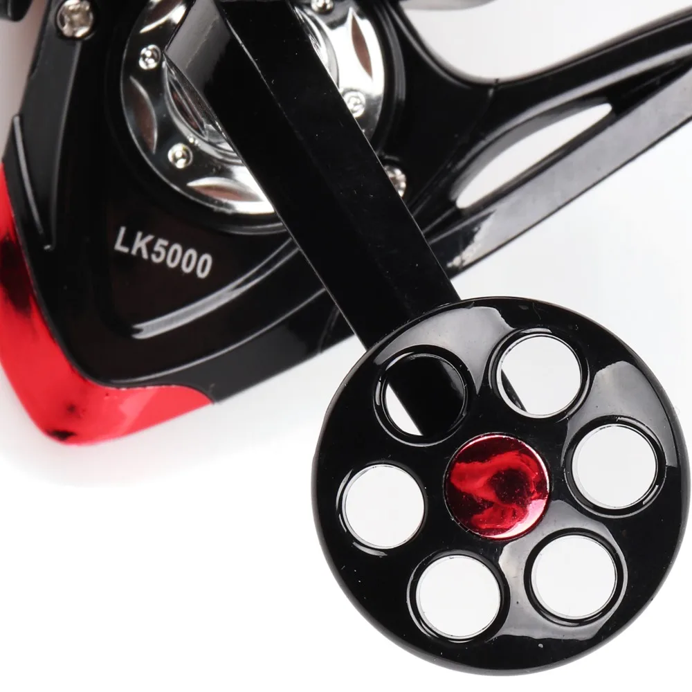 LK 2000 3000 4000 5000 6000 7000 Series Spinning Fishing Reel Lure Fishing 5.2:1 Saltwater / Freshwater Wheel 13 BB Power Handle