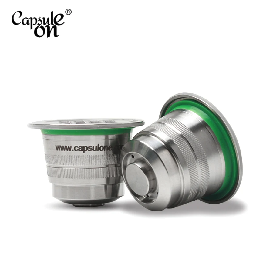 

capsulone STAINLESS STEEL Metal Capsule Compatible for Nespresso Machine Refillable Reusable coffee capsule/gift