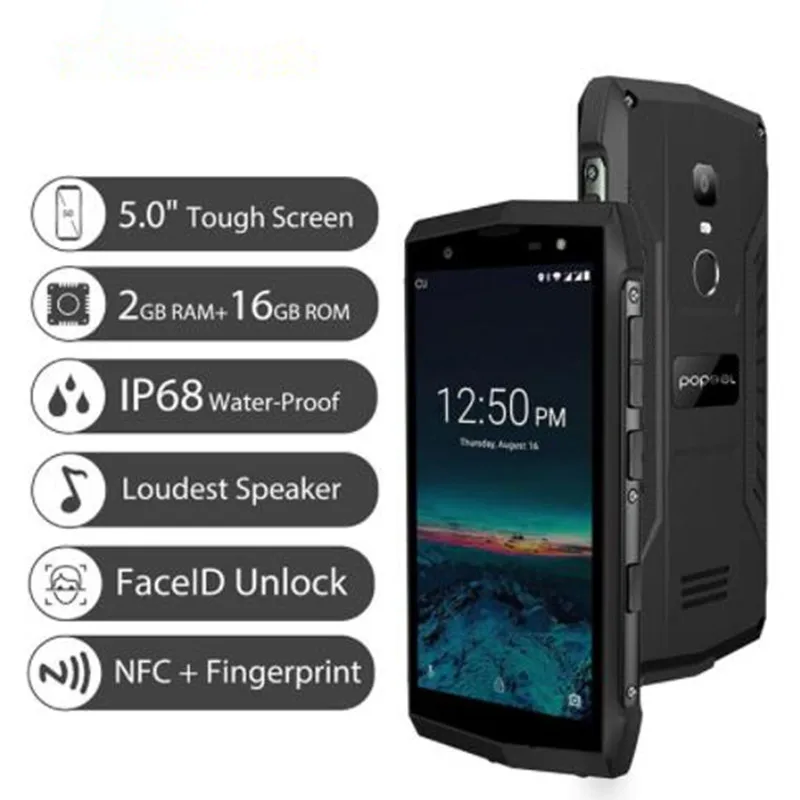 POPTEL P8 смартфон с 5 дюймовым дисплеем четырёхъядерным процессором MTK6739 ОЗУ 2 Гб ПЗУ