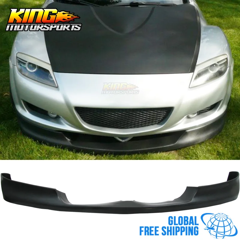 FIT FOR 04 05 06 07 08 MAZDA RX8 FRONT BUMPER LIP SPOILER BODYKIT TYPE