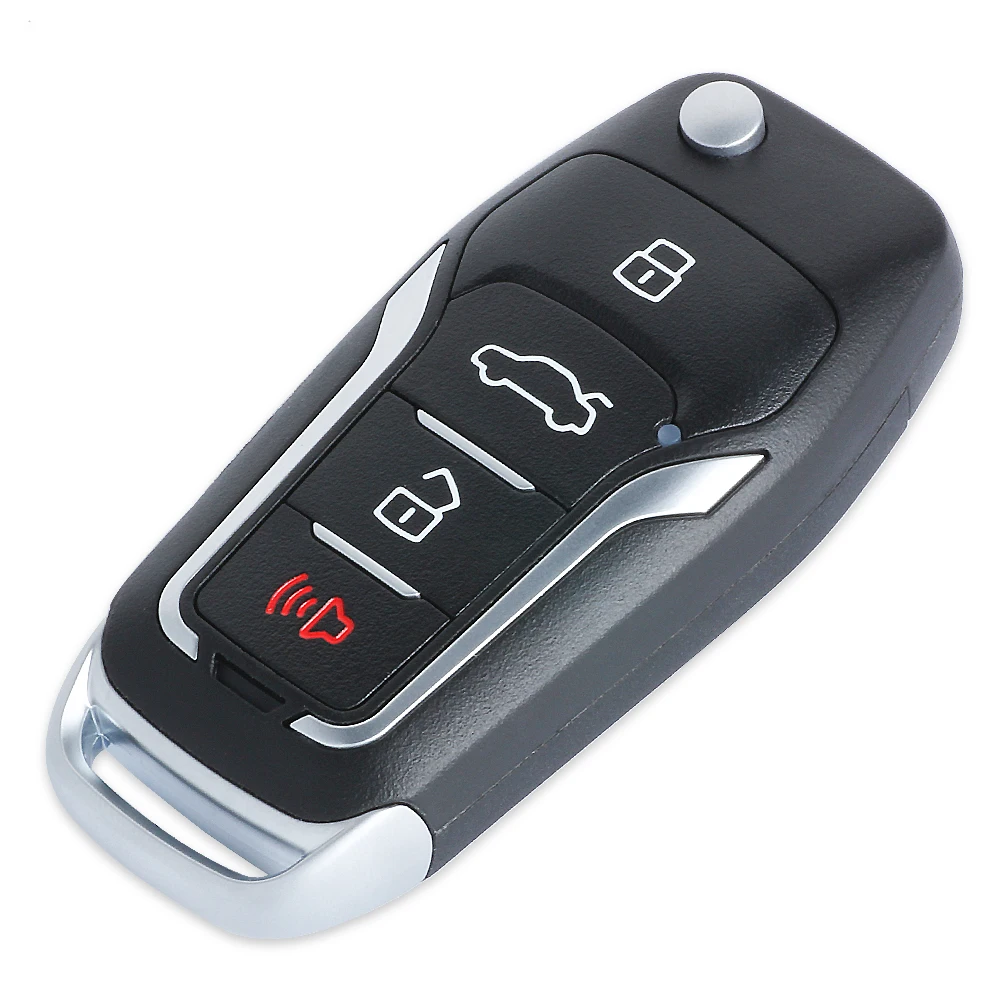 Keyecu дистанционный брелок 4 кнопки 433 МГц ID46 для Hyundai Sonata 2014 2017 P/N: 95430 C1010|Ключ от