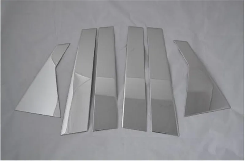 FOR-NISSAN-QASHQAI-J10-2008-2013-WINDOW-CHROME-PILLAR-POST-COVER-TRIM-MOLDING-GARNISH-ACCENT-STYLING