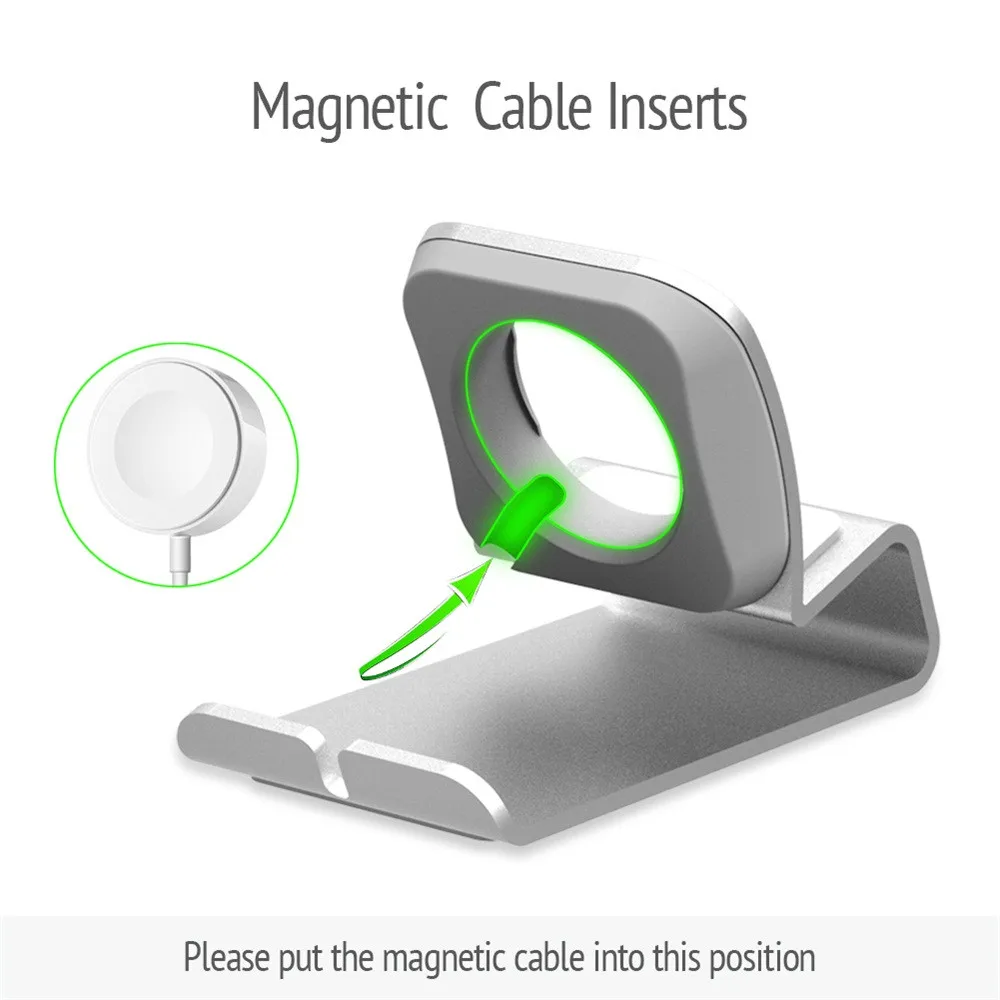 Зарядное устройство держатель Колыбель кронштейн зарядная док-станция Подставка для Apple Watch iWatch