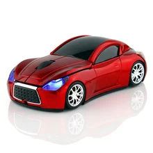 2,4G эргономичная форма спортивной машины для ноутбуков беспроводной приемник usb-мыши Легкий 1200 dpi оптический