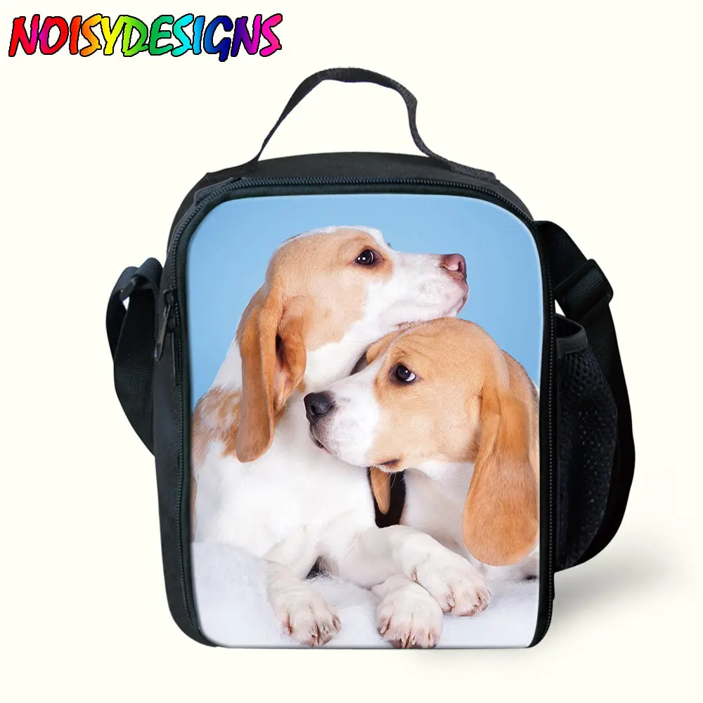 Beagle детские сумки для ланча с животными Детская школьная Термосумка Ланч бокс