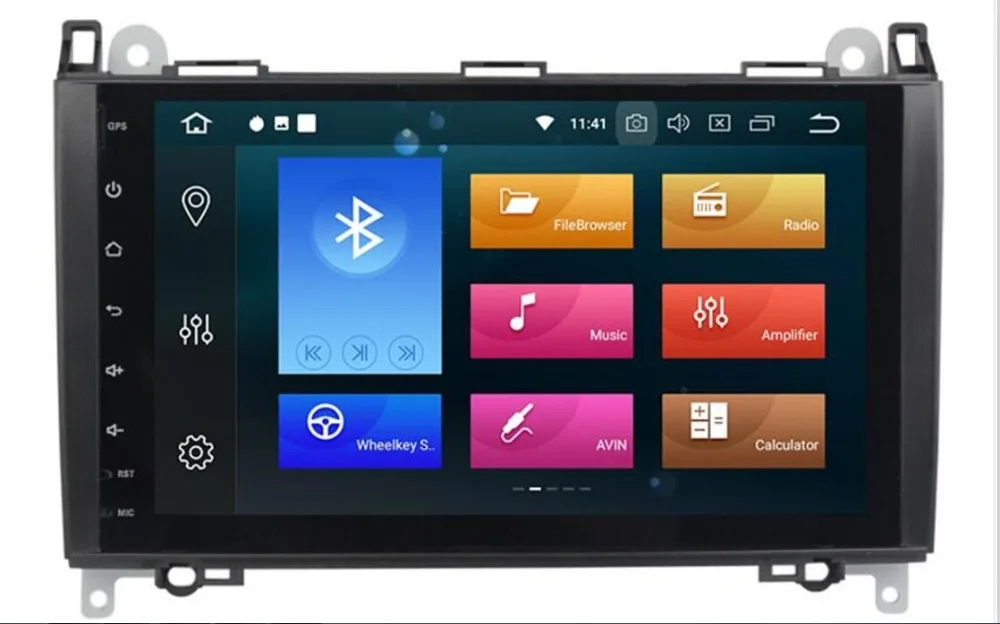 Perfect 9"IPS Android 8.1 for Mercedes/Benz/Sprinter/B200/B-class/W245/W209 car dvd,gps,wifi,radio,BT,Steering wheel,Canbus,free map,mic 3