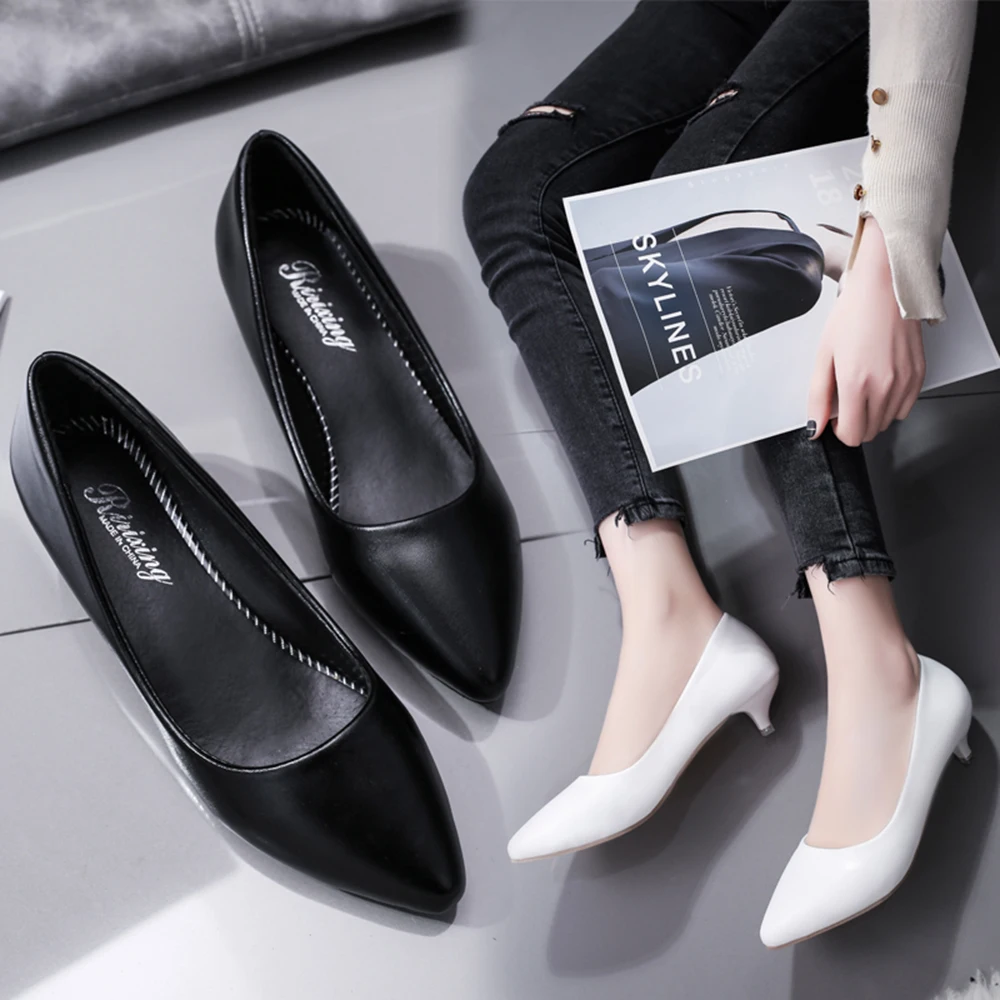 slip on pointed heels