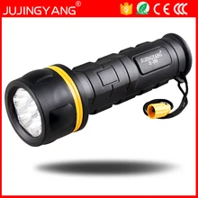 Bright Waterproof ABS D size battery 2W 7 led Flashlight for Household,Camping