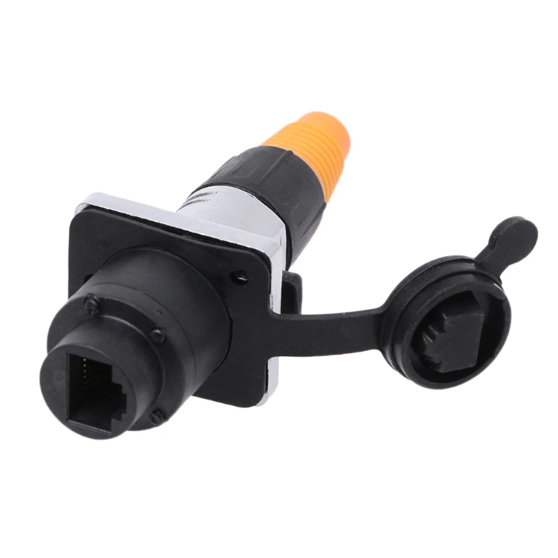 

1 Set IP65 RJ45 Waterproof Female Socket Male Plug Connector D-Type Connector