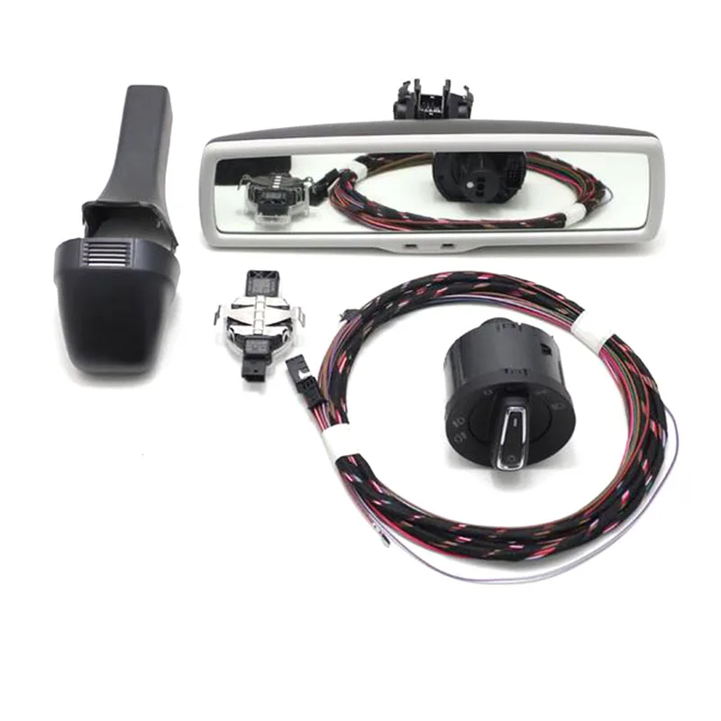 Car Auto headlight switch+Rain Light Wiper Sensor+Anti g lare Dimming