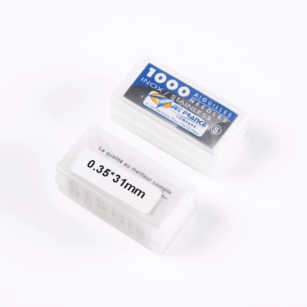 “ Agulhas de Tatuagem Pçs/lote 0.30x31mm 0.20mm 0.25mm 0.35mm